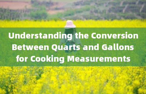 Understanding the Conversion Between Quarts and Gallons for Cooking Measurements