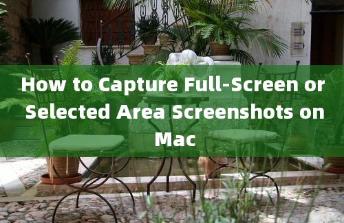 How to Capture Full-Screen or Selected Area Screenshots on Mac